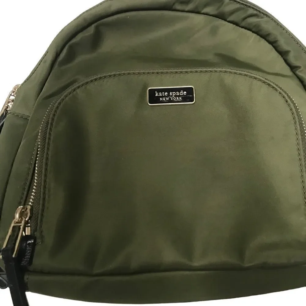 Kate Spade‎ New York Dawn sapling green nylon medium size backpack